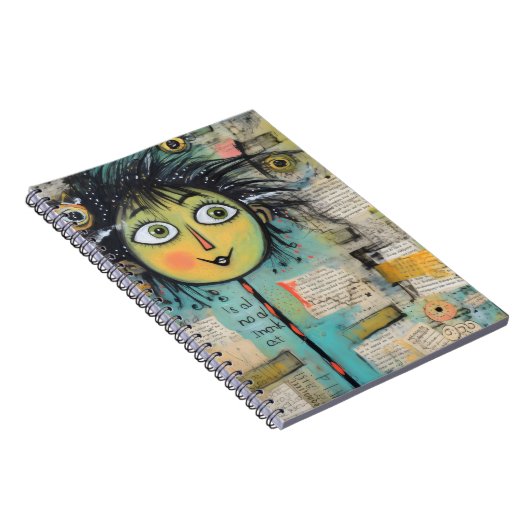 ArtLady 17 Charmant en bedroefd Notitieboek (Rechterzijde)