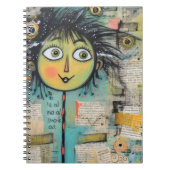 ArtLady 17 Charmant en bedroefd Notitieboek (Voorkant)