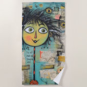 ArtLady 17 Charmant en bedroefd Strandlaken (Voorkant)