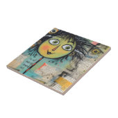 ArtLady 17 Charmant en bedroefd Tegeltje (Zijkant)