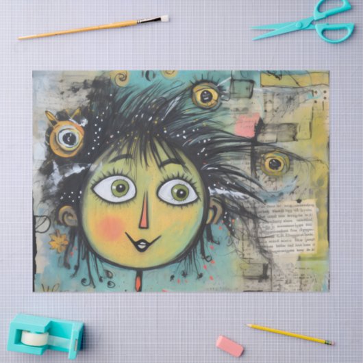 ArtLady 17 Charmant en bedroefd Tissuepapier (Craft)