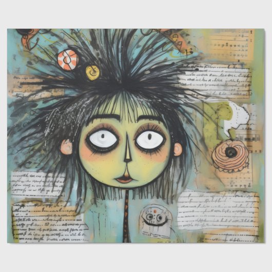 ArtLady 18 Charmant en bedroefd Cadeaupapier (Vlak)