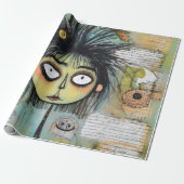 ArtLady 18 Charmant en bedroefd Cadeaupapier (Uitgerold)