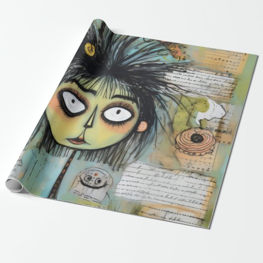 ArtLady 18 Charmant en bedroefd Cadeaupapier (Uitgerold)