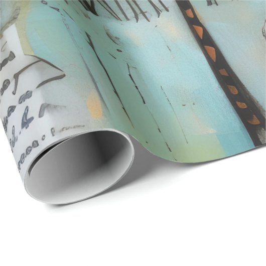 ArtLady 18 Charmant en bedroefd Cadeaupapier (Rol Hoek)