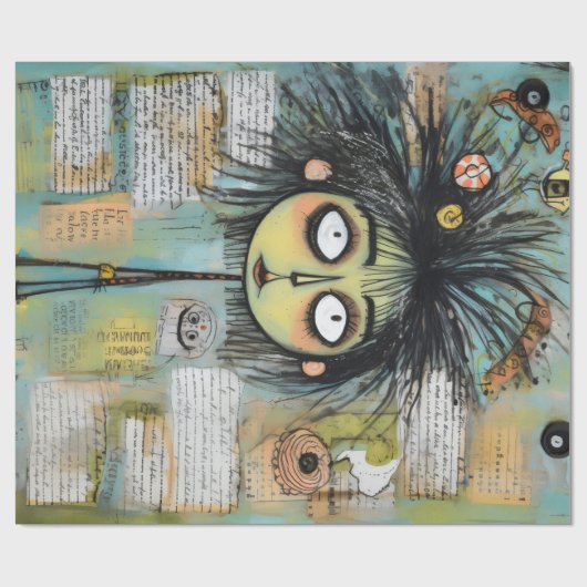 ArtLady 18 Charmant en bedroefd Cadeaupapier (Vlak)