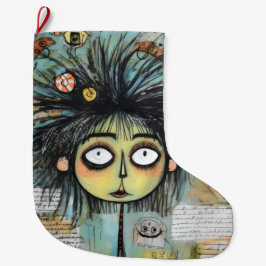 ArtLady 18 Charmant en bedroefd Grote Kerstsok