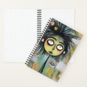 ArtLady 18 Charmant en bedroefd Notitieboek (Binnen)