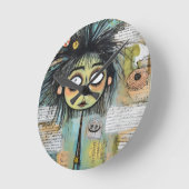 ArtLady 18 Charmant en bedroefd Ronde Klok (Hoek)