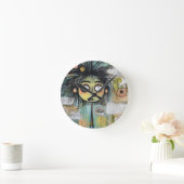 ArtLady 18 Charmant en bedroefd Ronde Klok (Huis)