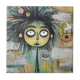 ArtLady 18 Charmant en bedroefd Tegeltje