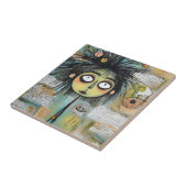 ArtLady 18 Charmant en bedroefd Tegeltje (Zijkant)