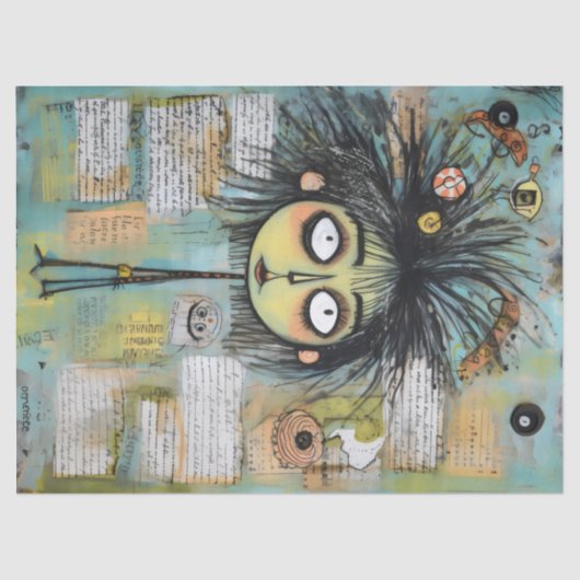 ArtLady 18 Charmant en bedroefd Tissuepapier (Voorkant)