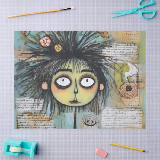 ArtLady 18 Charmant en bedroefd Tissuepapier (Craft)