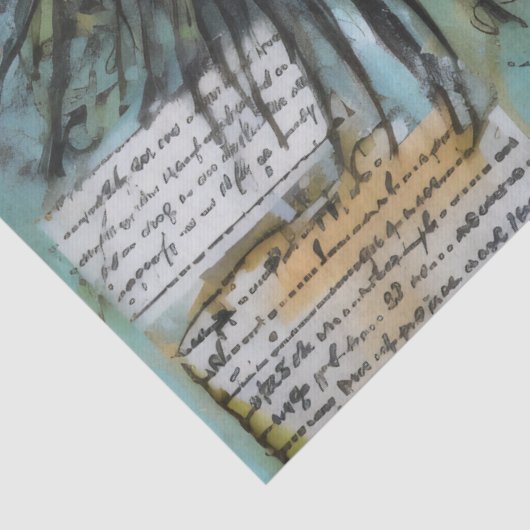 ArtLady 18 Charmant en bedroefd Tissuepapier (Detail)