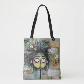 ArtLady 18 Charmant en bedroefd Tote Bag (Voorkant)
