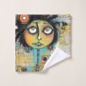 ArtLady 19 Charmant en bedroefd Bad Handdoek (Wasdoekje)