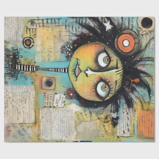 ArtLady 19 Charmant en bedroefd Cadeaupapier (Vlak)