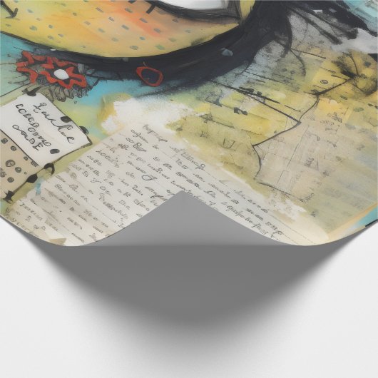 ArtLady 19 Charmant en bedroefd Cadeaupapier (Hoek)