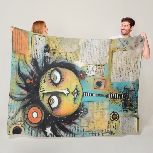 ArtLady 19 Charmant en bedroefd Fleece Deken (In situ)