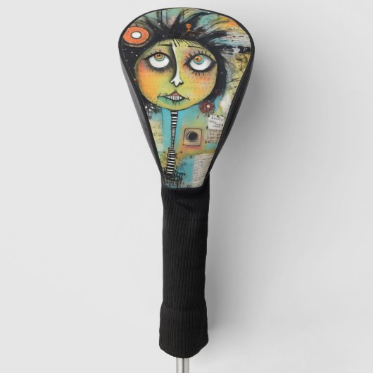 ArtLady 19 Charmant en bedroefd Golfheadcover (Voorkant)