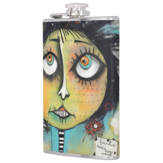 ArtLady 19 Charmant en bedroefd Heupfles (Links)