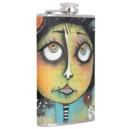 ArtLady 19 Charmant en bedroefd Heupfles (Rechts)