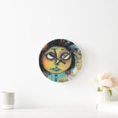 ArtLady 19 Charmant en bedroefd Ronde Klok (Huis)