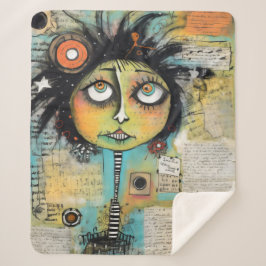 ArtLady 19 Charmant en bedroefd Sherpa Deken