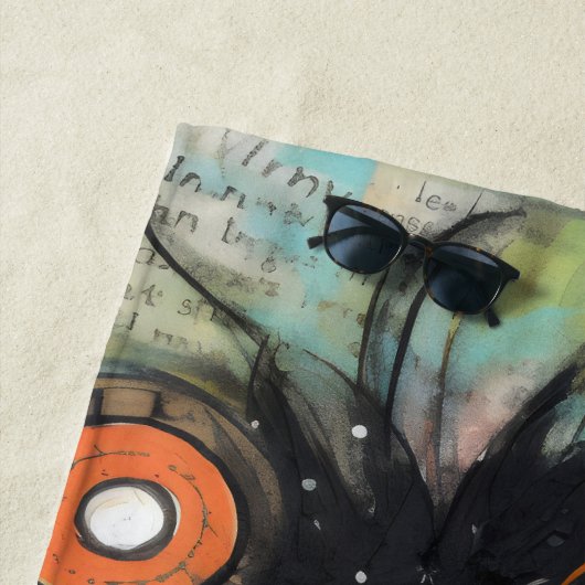 ArtLady 19 Charmant en bedroefd Strandlaken (In situ)