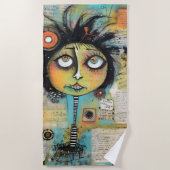 ArtLady 19 Charmant en bedroefd Strandlaken (Voorkant)