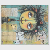 ArtLady 1 Charmant en verontrust Cadeaupapier (Vlak)