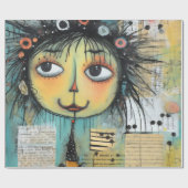 ArtLady 1 Charmant en verontrust Cadeaupapier (Vlak)