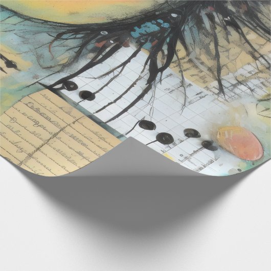 ArtLady 1 Charmant en verontrust Cadeaupapier (Hoek)