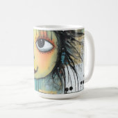 ArtLady 1 Charmant en verontrust Koffiemok (Voorkant rechts)