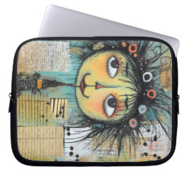 ArtLady 1 Charmant en verontrust Laptop Sleeve