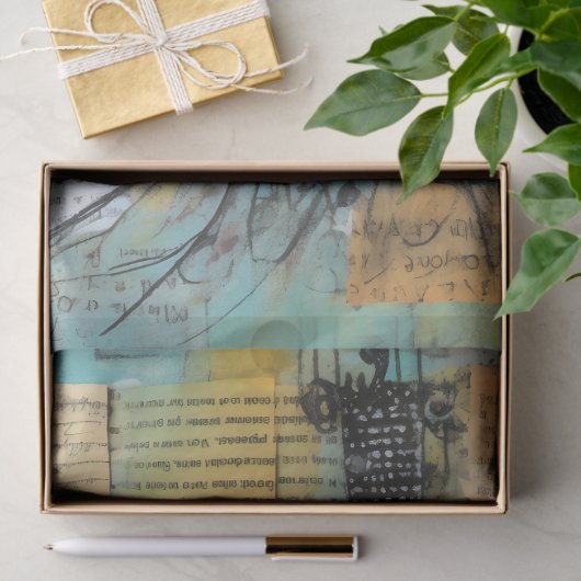 ArtLady 1 Charmant en verontrust Tissuepapier (Geschenk)