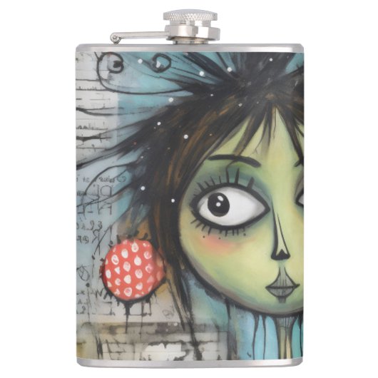 ArtLady 20 Charmant en in de war Heupfles (Voorkant)