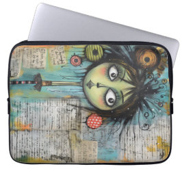 ArtLady 20 Charmant en in nood Laptop Sleeve