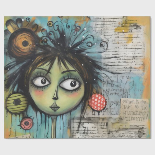 ArtLady 20 Charmant en verontrust Cadeaupapier (Vlak)