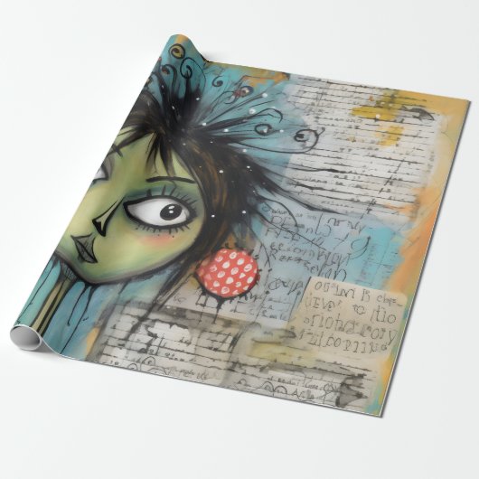 ArtLady 20 Charmant en verontrust Cadeaupapier (Uitgerold)