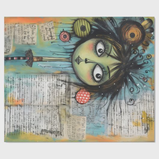 ArtLady 20 Charmant en verontrust Cadeaupapier (Vlak)