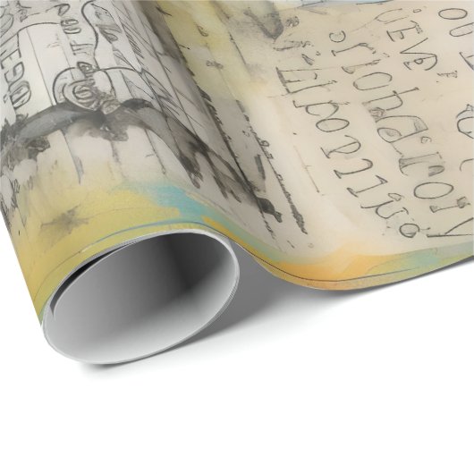 ArtLady 20 Charmant en verontrust Cadeaupapier (Rol Hoek)