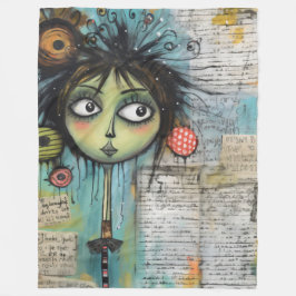 ArtLady 20 Charmant en verontrust Fleece Deken