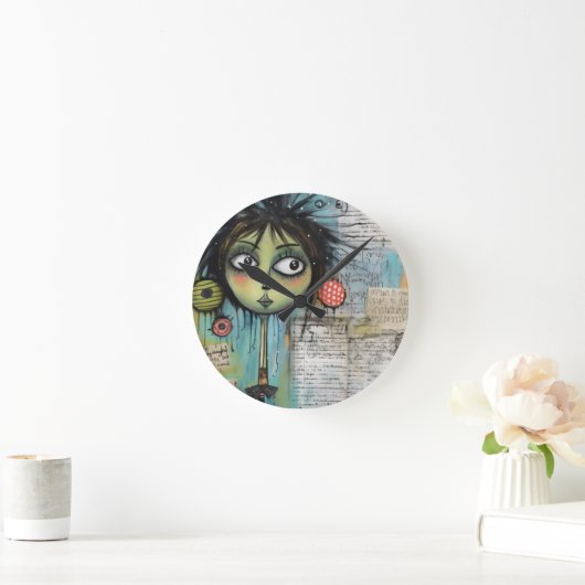 ArtLady 20 Charmant en verontrust Ronde Klok (Huis)