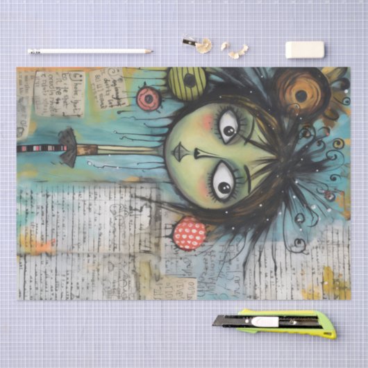 ArtLady 20 Charmant en verontrust Tissuepapier (Craft)