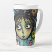 ArtLady 20 Charmant en vervaagd Latte Mok (Rechterhoek)