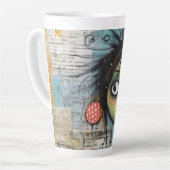 ArtLady 20 Charmant en vervaagd Latte Mok (Linkerhoek)