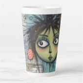 ArtLady 20 Charmant en vervaagd Latte Mok (Voorkant)