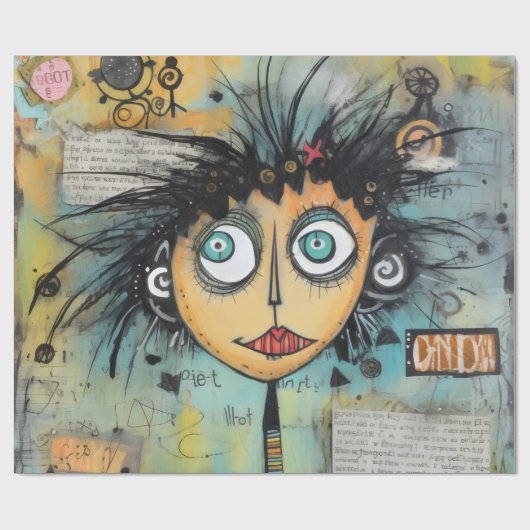 ArtLady 21 Charmant en verontrust Cadeaupapier (Vlak)